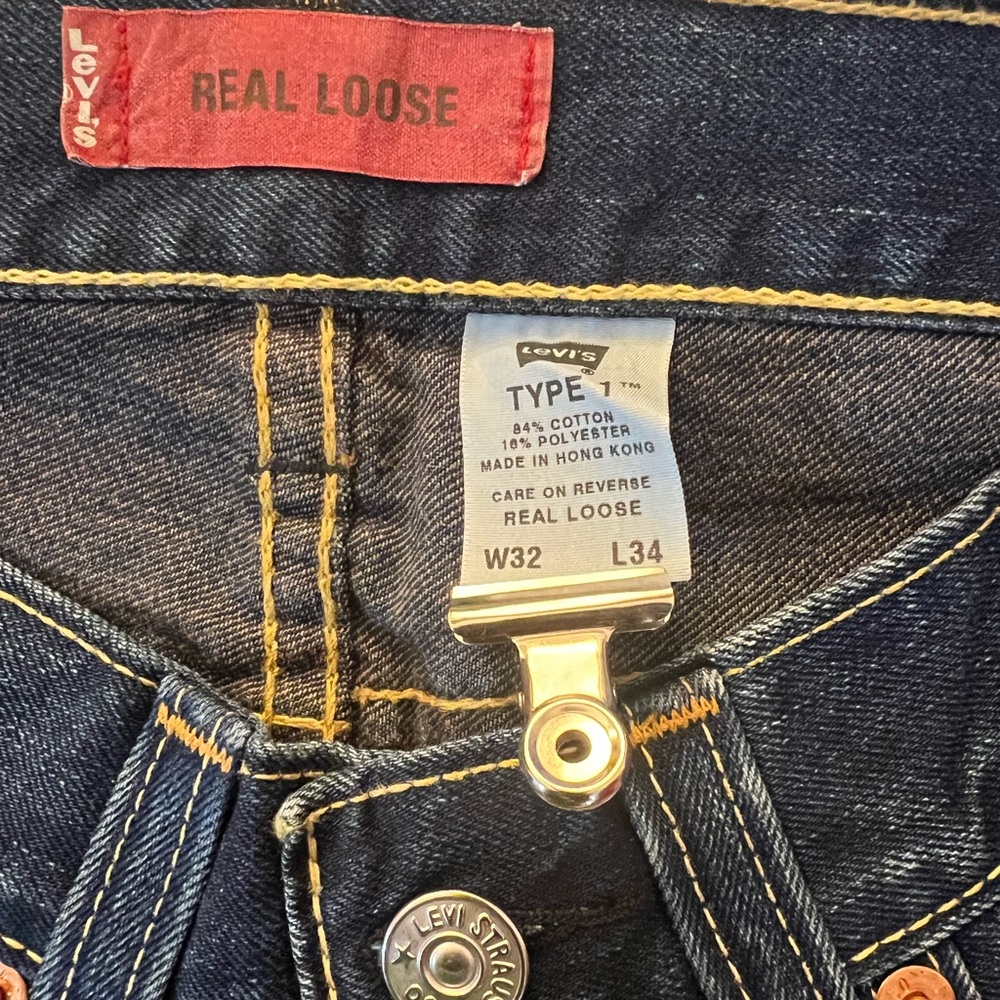 🆕 RARE Levi’s Type 1 Real Loose Fit Jeans — W32 L34 — New With Original Tags - Picture 3 of 9